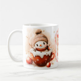 Let It Snow! | Cheerful Snowman Winter Wonderland  Koffiemok