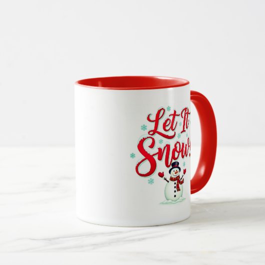 Let It Snow Coffee Mug (11oz) (Devant droit)