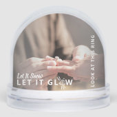 Let It Snow Let It Glow Engagement Picture Winter (Avant)