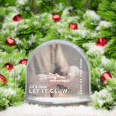 Let It Snow Let It Glow Engagement Picture Winter (Noël)