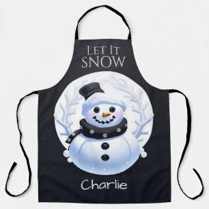 Let it Snow Man/Snowy/All-Over Print Schort