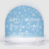 Let it snow! Snow leopard Christmas snow globe (Arrière)