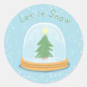 Let it snow stickers (Devant)
