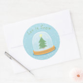 Let it snow stickers (Enveloppe)