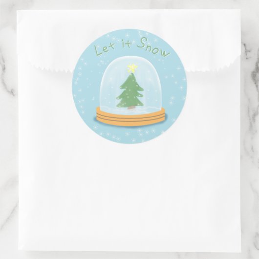 Let it snow stickers (Sac)