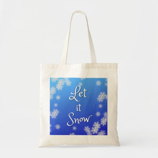 Let It Snow tote (Voorkant)