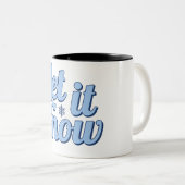 "Let It Snow Winter Mug - cadeau de vacances parfa (Devant droit)