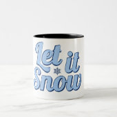 "Let It Snow Winter Mug - cadeau de vacances parfa (Centre)