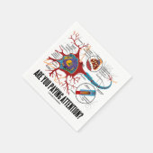 Let je goed op? Neuron Synapse Humor Servetten (Hoek)