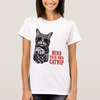 Let Je Kattekruid Met Rust Funny Kat Quote T-shirt