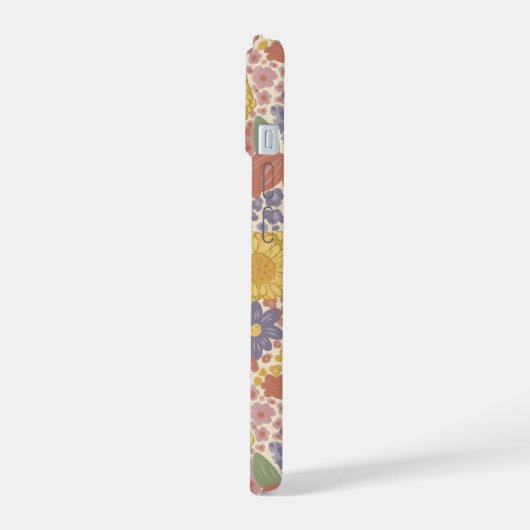 Let Joy Bloom – Editable Text Floral Phone Case (Côté gauche)