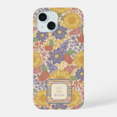 Let Joy Bloom – Editable Text Floral Phone Case (Verso)
