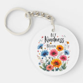 Let kindness bloom Acrylic Keychain (Voorkant)