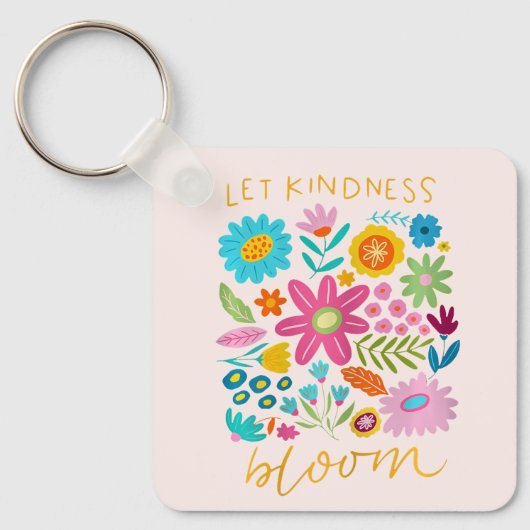 Let Kindness Bloom. Keychain (Voorkant)
