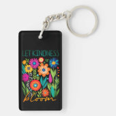 Let kindness bloom sleutelhanger (achterkant)