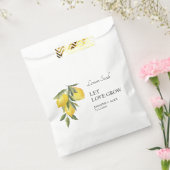 Let Love Grow | Citroenzaad Bruiloft Favor Bag Bedankzakje (Gezegeld)