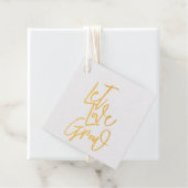 Let Love Grow Foil Gift Tag  (Met doos)