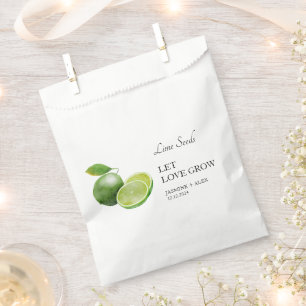 Let Love Grow   Limoen Seed Wedding Favor Bag Bedankzakje