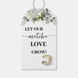 Let Love Grow Plant Gift Eucalyptus Matcha Favor Cadeaulabel