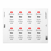 Let Love Grow Seed Packet Weddenschap Favor Label (Full Sheet)