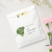 Let Love Grow | Sla Seed Bruiloft Favor Bag Bedankzakje (Gezegeld)