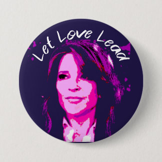 Let Love Lead - Marianne Williamson Ronde Button 7,6 Cm