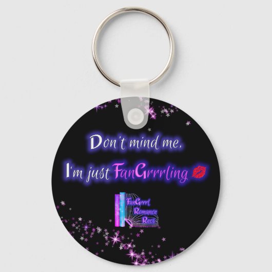 Let niet op mij, ik ben gewoon FanGrrling Sleutelh Sleutelhanger (Voorkant)