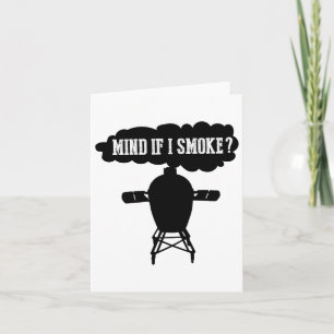 Let op als ik rook grappige bbq grillen ei roker s kaart