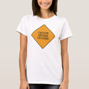 Let op! Antiek kruising T-shirt