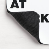 Let op! Architect op het werk Muismat (Hoek)