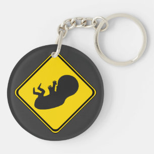 Let op: Baby Vooruit! Sleutelhanger