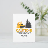 Let op bomen die niet bewegen (Staand voorkant)