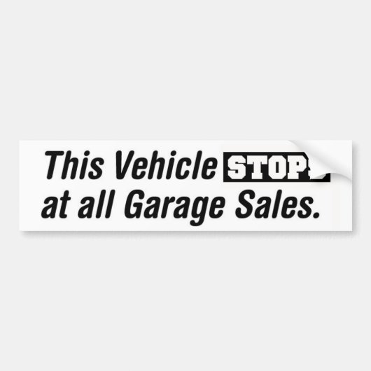 Let op! bumpersticker (Voorkant)