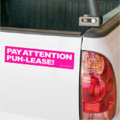 Let op - Bumpersticker (Op Truck)