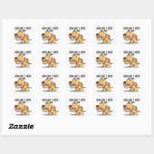 Let op dat ik een tandproever krijg vierkante sticker (Vel)