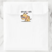 Let op dat ik een tandproever krijg vierkante sticker (Tas)