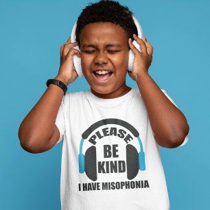 Let op dat ik Kind heb van Misophonia. T-shirt