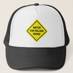 Let op de afvallende raketten trucker pet