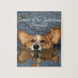 Let op de Australische Corgidile! Legpuzzel