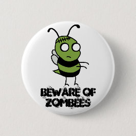 Let op de Button van Zombees
