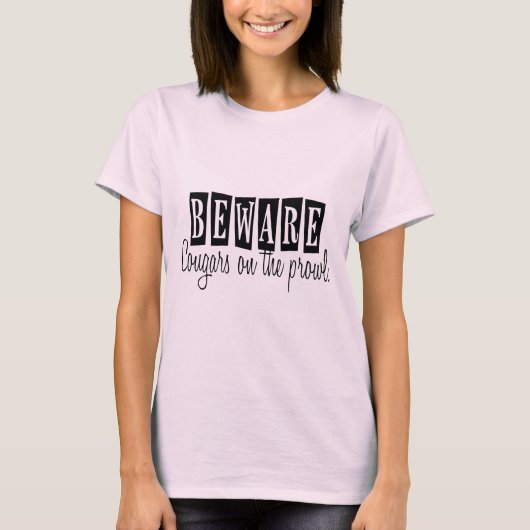 Let op de cougars op het Shirt van de prowl (Voorkant)