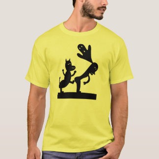 Let op de duivel t-shirt