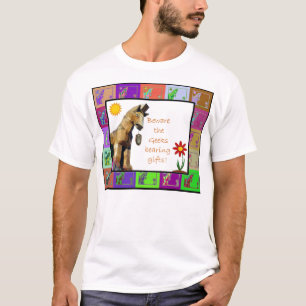 Let op de Geeks met cadeaus T-shirt