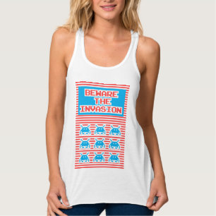 Let op de invasie, arcade, tanktop