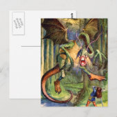 Let op de Jabberwock, mijn zoon! Briefkaart (Voorkant / Achterkant)