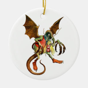 Let op de Jabberwock, mijn zoon! van Wonderland Keramisch Ornament