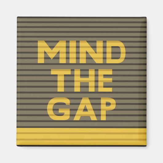 Let op de kloof 1 magneet (Voorkant)