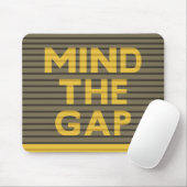 Let op de kloof 1 muismat (Met muis)