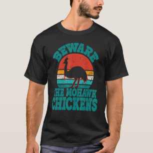Let op de Mohawk Chickens Cool Cassowary T-shirt