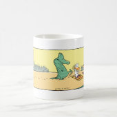 Let op de Mok van de Croc Funny Cartoon (Center)